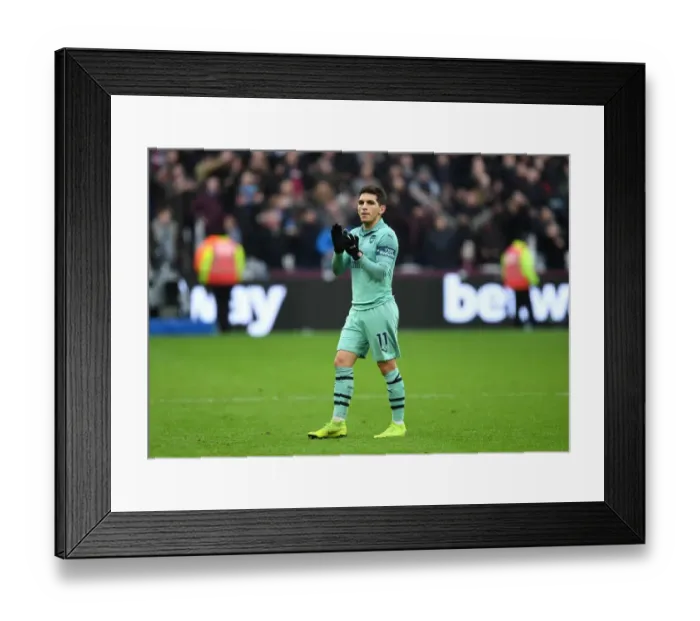 Framed Print : Torreira Applauds Arsenal Fans: West Ham United vs Arsenal FC, Premier League 2018-19 Framed Print : Torreira Applauds Arsenal Fans: West Ham United vs Arsenal FC, Premier League 2018-19
