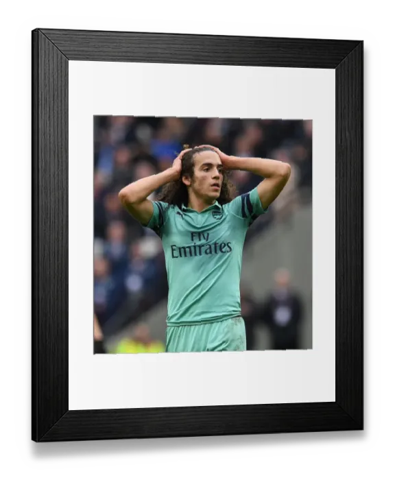 Framed Print : Guendouzi in Action: West Ham United vs. Arsenal FC, Premier League