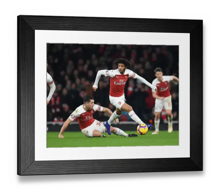 Framed Print : Arsenal vs. Chelsea: Mo Elneny in Action at the Emirates Stadium, Premier League 2018-19 Framed Print : Arsenal vs. Chelsea: Mo Elneny in Action at the Emirates Stadium, Premier League 2018-19