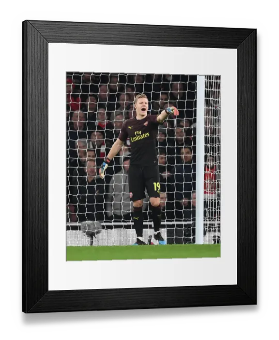 Framed Print : Arsenal vs Chelsea: Bernd Leno Focuses in Premier League Clash at Emirates Stadium Framed Print : Arsenal vs Chelsea: Bernd Leno Focuses in Premier League Clash at Emirates Stadium