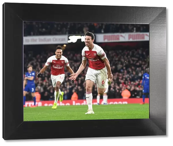 Arsenal's Koscielny Scores Second Goal: Arsenal FC vs Chelsea FC, Premier League 2018-19