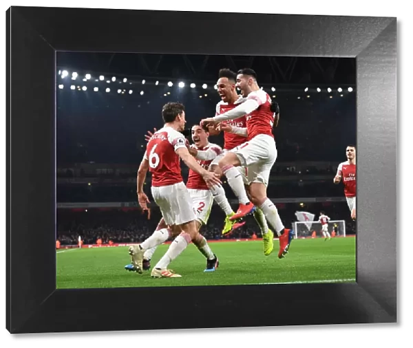 Arsenal Celebrate: Koscielny's Goal vs Chelsea (2018-19)
