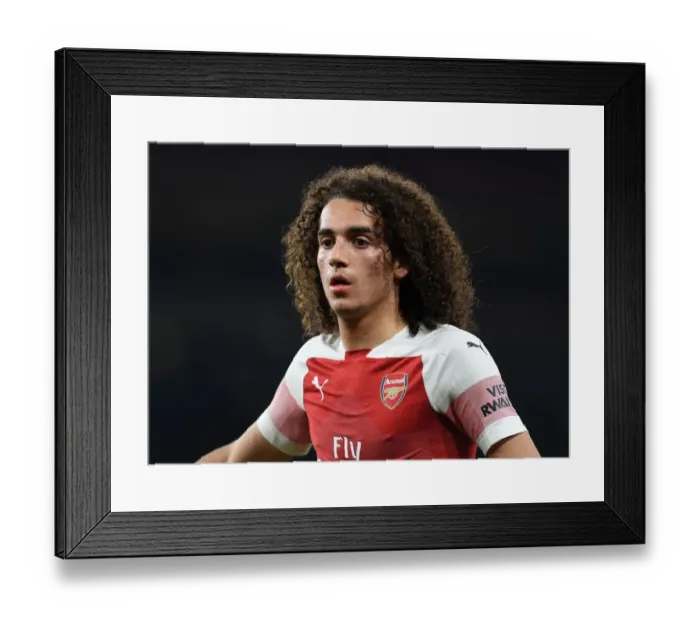 Framed Print : Guendouzi in Action: Arsenal vs. Chelsea, Premier League 2018-19