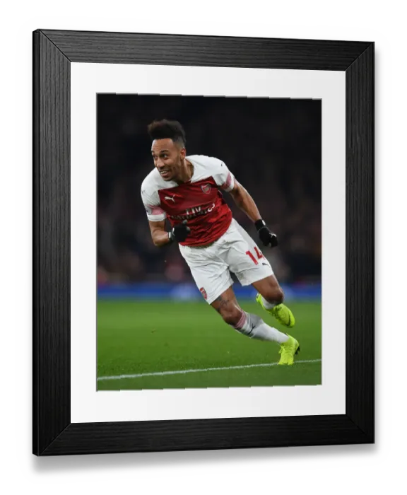 Framed Print : Arsenal's Aubameyang Faces Off Against Chelsea in Premier League Showdown Framed Print : Arsenal's Aubameyang Faces Off Against Chelsea in Premier League Showdown