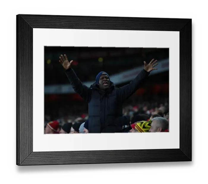 Framed Print : Arsenal vs. Chelsea: A Sea of Passion at the Emirates Stadium Framed Print : Arsenal vs. Chelsea: A Sea of Passion at the Emirates Stadium