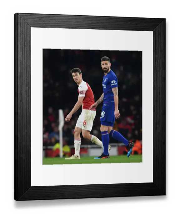 Framed Print : Arsenal vs. Chelsea: Koscielny and Giroud Clash in the Premier League Framed Print : Arsenal vs. Chelsea: Koscielny and Giroud Clash in the Premier League