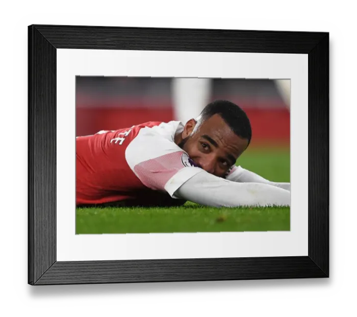 Framed Print : Alexandre Lacazette (Arsenal) Framed Print : Alexandre Lacazette (Arsenal)