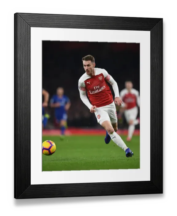 Framed Print : Aaron Ramsey (Arsenal). Arsenal 2:0 Chelsea