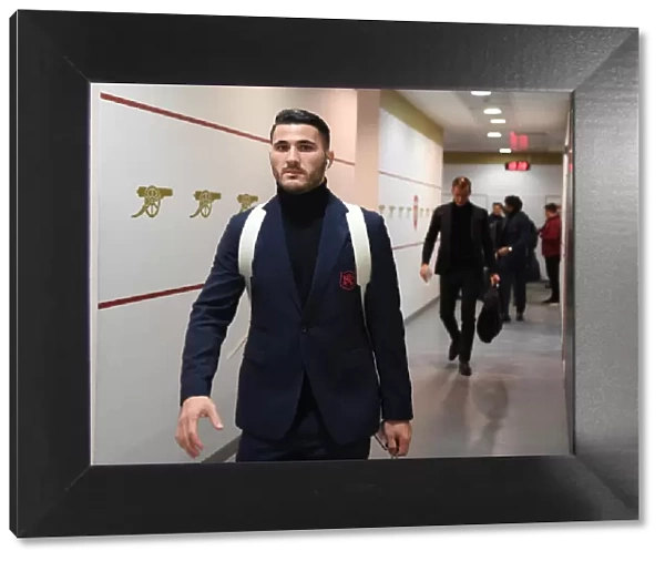 Arsenal: Sead Kolasinac in the Home Dressing Room Before FA Cup Clash vs Manchester United (2018-19)