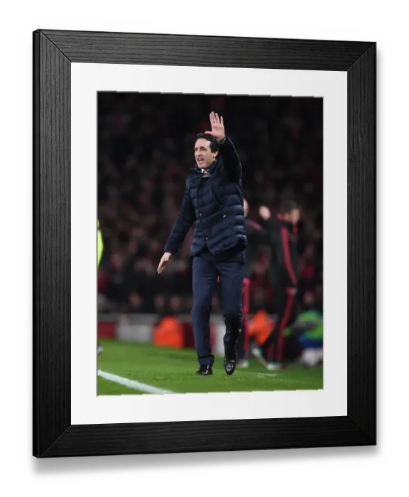 Framed Print : Unai Emery vs. Manchester United: Arsenal's FA Cup Battle (2018-19)