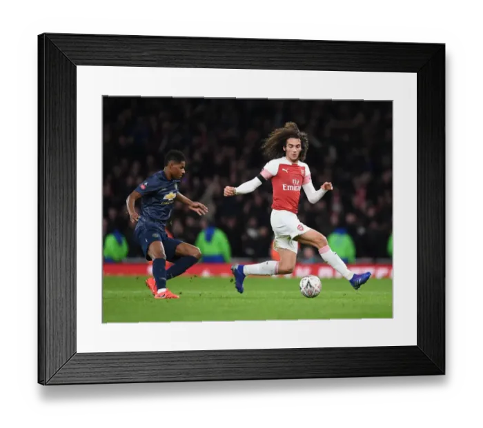 Framed Print : Arsenal vs Manchester United: Battle for FA Cup Glory - Guendouzi vs Rashford Clash Framed Print : Arsenal vs Manchester United: Battle for FA Cup Glory - Guendouzi vs Rashford Clash