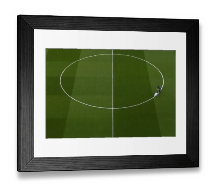Framed Print : Arsenal's Groundsman: Battle Preparation at Emirates Stadium for Arsenal vs Manchester United (FA Cup) Framed Print : Arsenal's Groundsman: Battle Preparation at Emirates Stadium for Arsenal vs Manchester United (FA Cup)