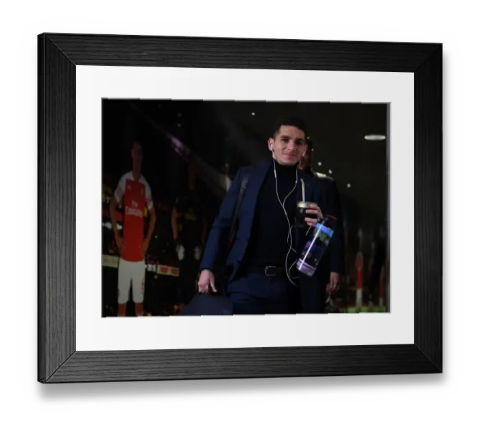 Framed Print : Arsenal's Lucas Torreira Gears Up for FA Cup Clash Against Manchester United Framed Print : Arsenal's Lucas Torreira Gears Up for FA Cup Clash Against Manchester United