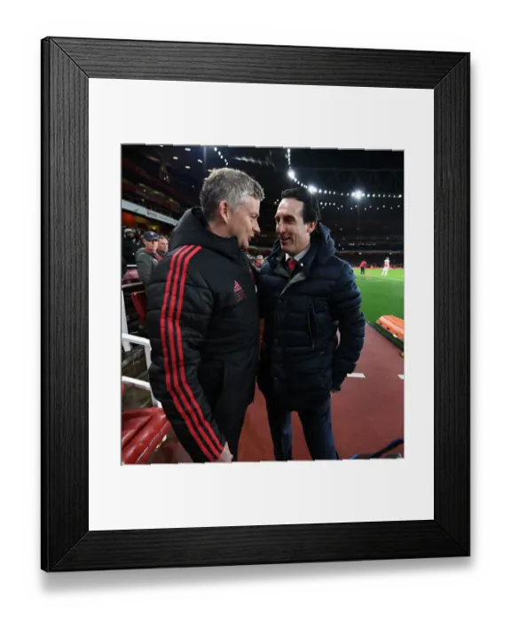 Framed Print : Unai Emery and Ole Gunnar Solskjaer Face Off: Arsenal vs Manchester United - FA Cup 2018-19 Framed Print : Unai Emery and Ole Gunnar Solskjaer Face Off: Arsenal vs Manchester United - FA Cup 2018-19