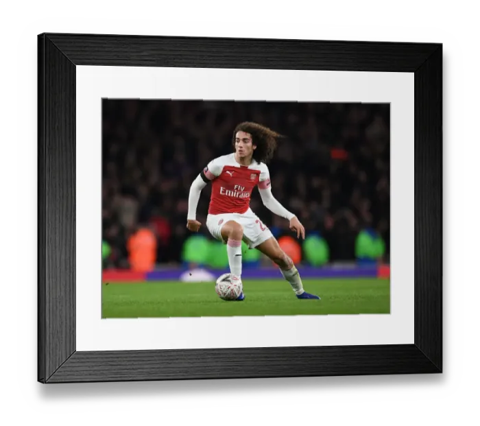 Framed Print : Arsenal's Guendouzi in the Spotlight: Arsenal vs Manchester United - FA Cup Clash, Emirates Stadium Framed Print : Arsenal's Guendouzi in the Spotlight: Arsenal vs Manchester United - FA Cup Clash, Emirates Stadium