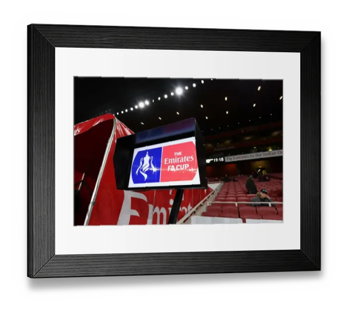 Framed Print : Arsenal vs Manchester United FA Cup 2018-19: The Controversial VAR Decision