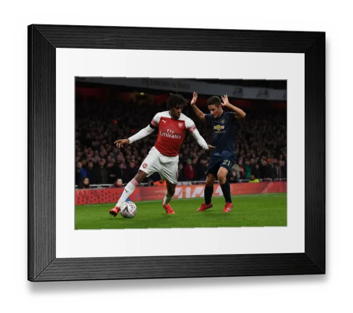 Framed Print : Arsenal vs Manchester United: Tense FA Cup Clash - Iwobi vs Herrera Framed Print : Arsenal vs Manchester United: Tense FA Cup Clash - Iwobi vs Herrera