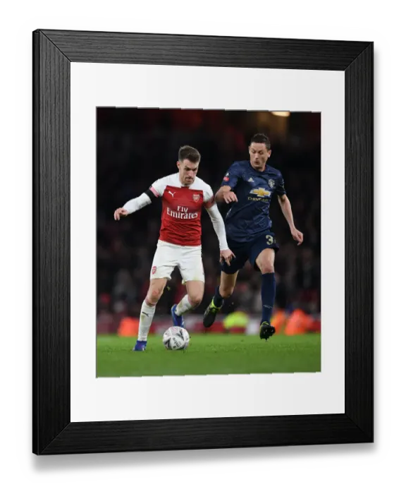 Framed Print : Arsenal vs Manchester United: FA Cup Clash - Ramsey vs Matic Battle Framed Print : Arsenal vs Manchester United: FA Cup Clash - Ramsey vs Matic Battle