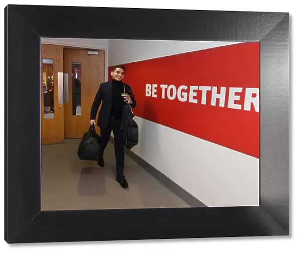 Arsenal FC: Lucas Torreira's Arrival at Emirates Stadium before Arsenal v Cardiff City (2018-19)