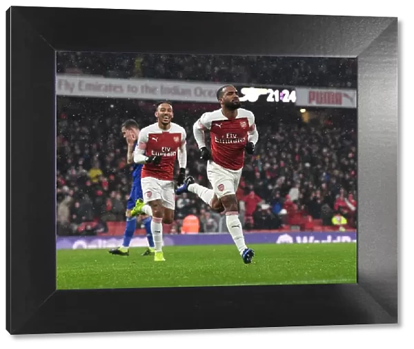 Alexis Lacazette Scores First Goal: Arsenal vs. Cardiff City, Premier League 2018-19