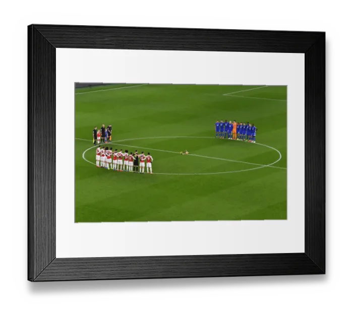 Framed Print : Arsenal and Cardiff Pay Tribute: Emiliano Sala Tribute Match, Arsenal FC vs. Cardiff City, Premier League, London, 2019 Framed Print : Arsenal and Cardiff Pay Tribute: Emiliano Sala Tribute Match, Arsenal FC vs. Cardiff City, Premier League, London, 2019