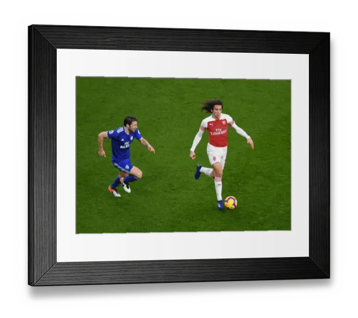 Framed Print : Guendouzi vs. Arter: A Battle of Midfielders in Arsenal vs. Cardiff Premier League Clash Framed Print : Guendouzi vs. Arter: A Battle of Midfielders in Arsenal vs. Cardiff Premier League Clash