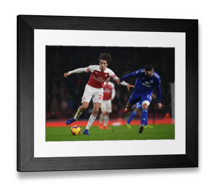Framed Print : Intense Clash: Guendouzi vs. Paterson in Arsenal's Premier League Battle Framed Print : Intense Clash: Guendouzi vs. Paterson in Arsenal's Premier League Battle