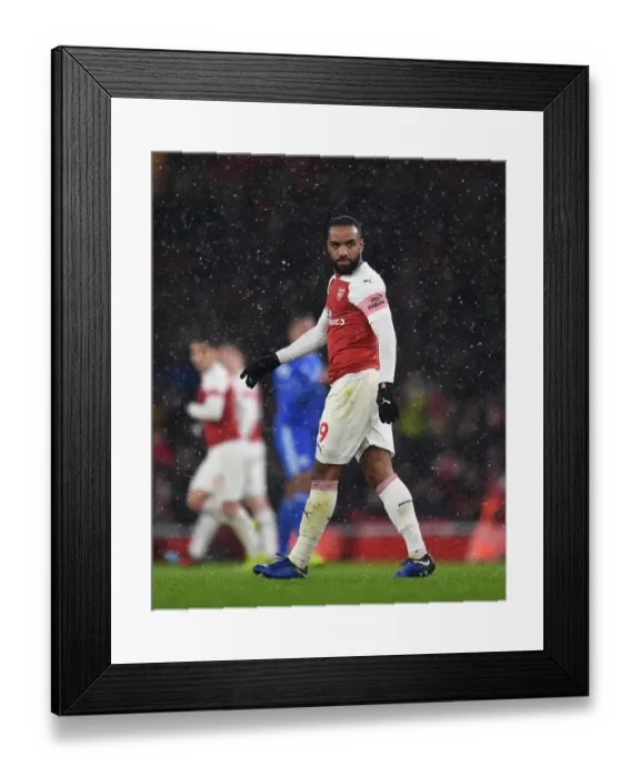 Framed Print : Alexandre Lacazette in Action: Arsenal vs. Cardiff City, Premier League 2018-19 Framed Print : Alexandre Lacazette in Action: Arsenal vs. Cardiff City, Premier League 2018-19
