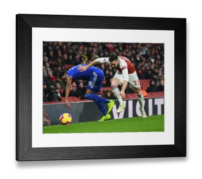 Framed Print : Jenkinson vs. Mendez-Laing: A Premier League Showdown at Emirates Stadium Framed Print : Jenkinson vs. Mendez-Laing: A Premier League Showdown at Emirates Stadium