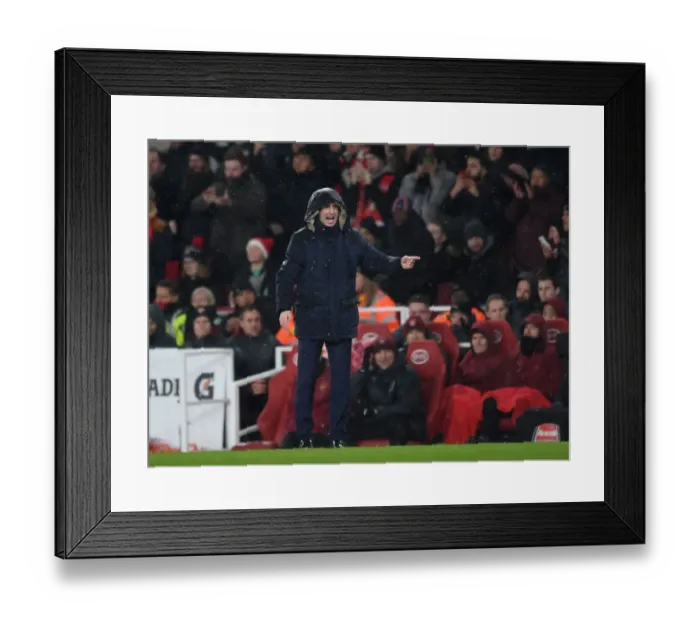Framed Print : Unai Emery Leads Arsenal Against Cardiff City in Premier League Clash