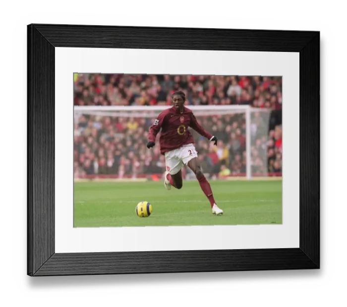 Framed Print : Adebayor in Action: Arsenal vs. Bolton Wanderers, FA Premiership, 2006 Framed Print : Adebayor in Action: Arsenal vs. Bolton Wanderers, FA Premiership, 2006