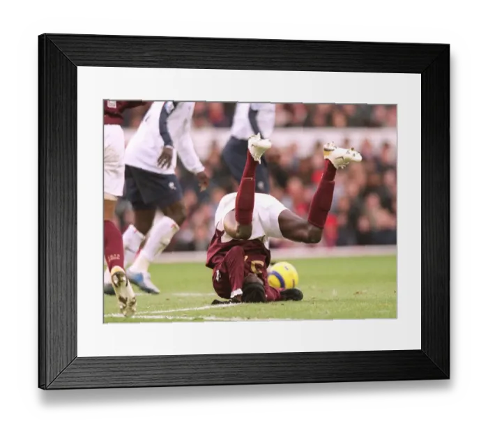 Framed Print : Adebayor's Dramatic Highbury Goal: Arsenal vs. Bolton Wanderers, FA Premiership 2006