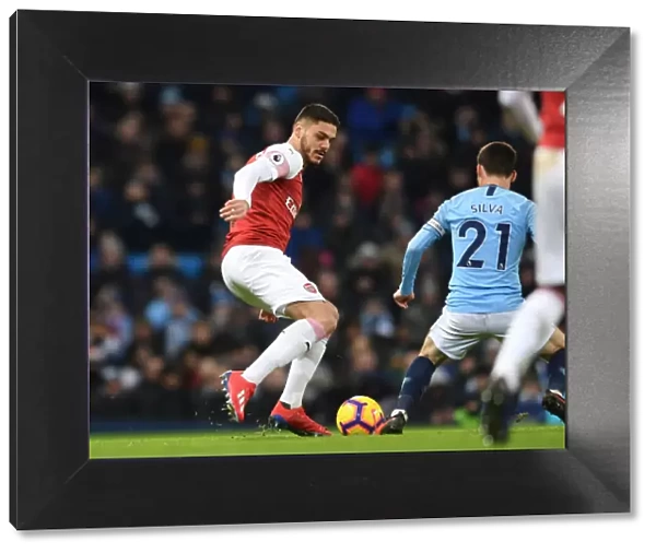 Arsenal's Mavropanos Clashes with Manchester City: 2018-19 Premier League Battle