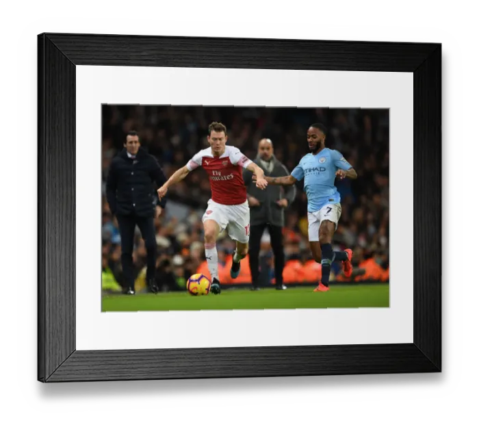 Framed Print : Stephan Lichtsteiner vs. Raheem Sterling: A Premier League Showdown at Etihad Stadium Framed Print : Stephan Lichtsteiner vs. Raheem Sterling: A Premier League Showdown at Etihad Stadium