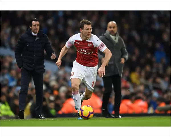 Arsenal's Stephan Lichtsteiner Goes Head-to-Head with Manchester City in Premier League Battle (2018-19)