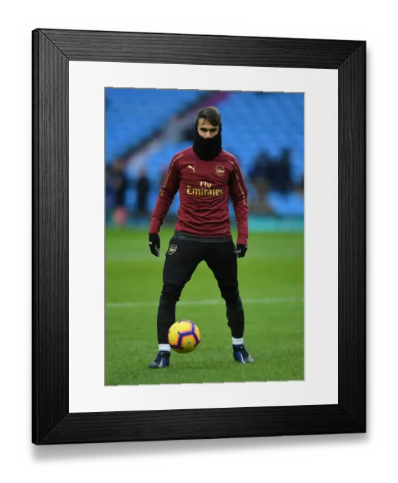 Framed Print : Denis Suarez's Determination: Arsenal's Strategic Preparation for Manchester City (Premier League 2018-19) Framed Print : Denis Suarez's Determination: Arsenal's Strategic Preparation for Manchester City (Premier League 2018-19)