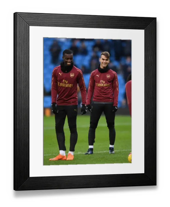 Framed Print : Denis Suarez's Pre-Match Focus: Arsenal vs Manchester City, Premier League 2018-19 Framed Print : Denis Suarez's Pre-Match Focus: Arsenal vs Manchester City, Premier League 2018-19