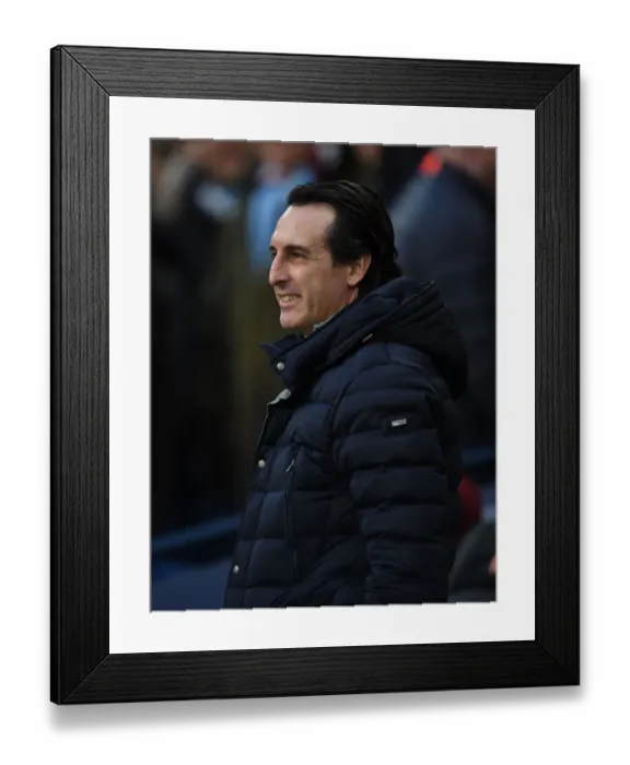 Framed Print : Unai Emery Before Manchester City vs Arsenal Premier League Clash (2018-19) Framed Print : Unai Emery Before Manchester City vs Arsenal Premier League Clash (2018-19)