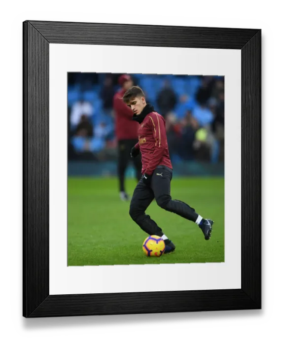 Framed Print : Denis Suarez's Determined Preparation: Arsenal's Gear Up for Manchester City Showdown (Premier League 2018-19) Framed Print : Denis Suarez's Determined Preparation: Arsenal's Gear Up for Manchester City Showdown (Premier League 2018-19)