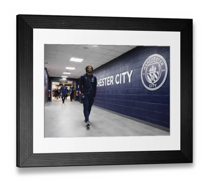 Framed Print : Arsenal's Mo Elneny Heads to Etihad Stadium for Manchester City Showdown - Premier League 2018-19