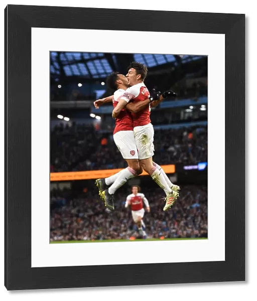 Arsenal's Unforgettable Goal: Koscielny and Aubameyang's Epic Celebration vs. Manchester City (2018-19)