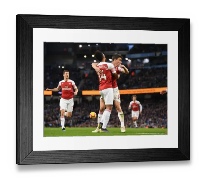 Framed Print : Premier League Showdown: Manchester City vs Arsenal (2018-19) - Battle at Etihad Stadium Framed Print : Premier League Showdown: Manchester City vs Arsenal (2018-19) - Battle at Etihad Stadium
