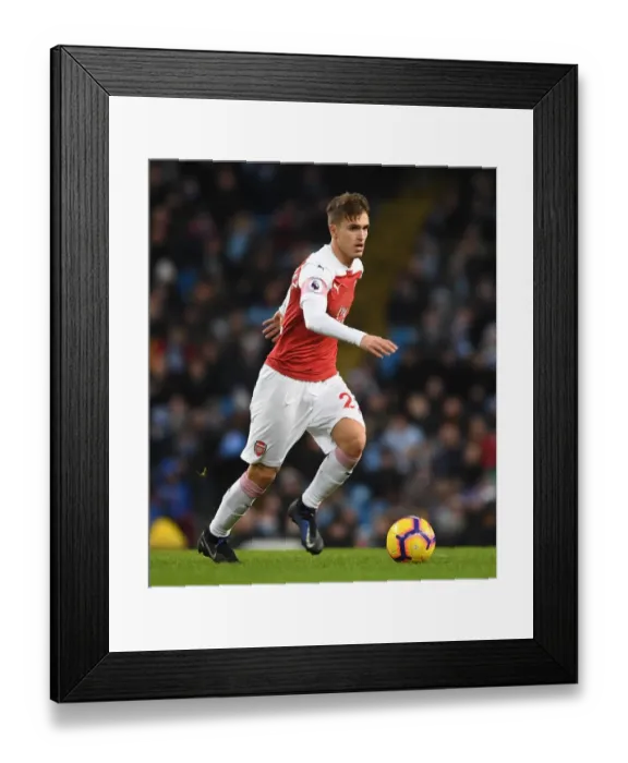 Framed Print : Denis Suarez in Action: Arsenal vs. Manchester City, Premier League 2018-19 Framed Print : Denis Suarez in Action: Arsenal vs. Manchester City, Premier League 2018-19