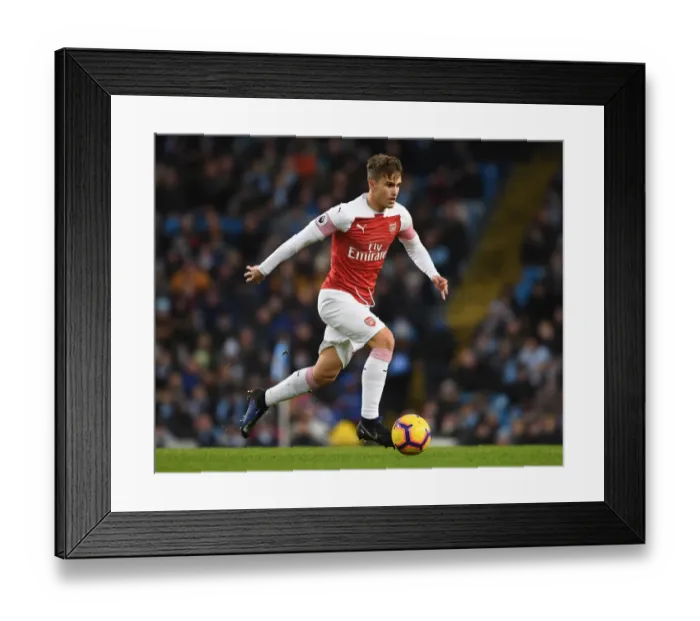 Framed Print : Denis Suarez in Action: Manchester City vs. Arsenal, Premier League 2018-19 Framed Print : Denis Suarez in Action: Manchester City vs. Arsenal, Premier League 2018-19