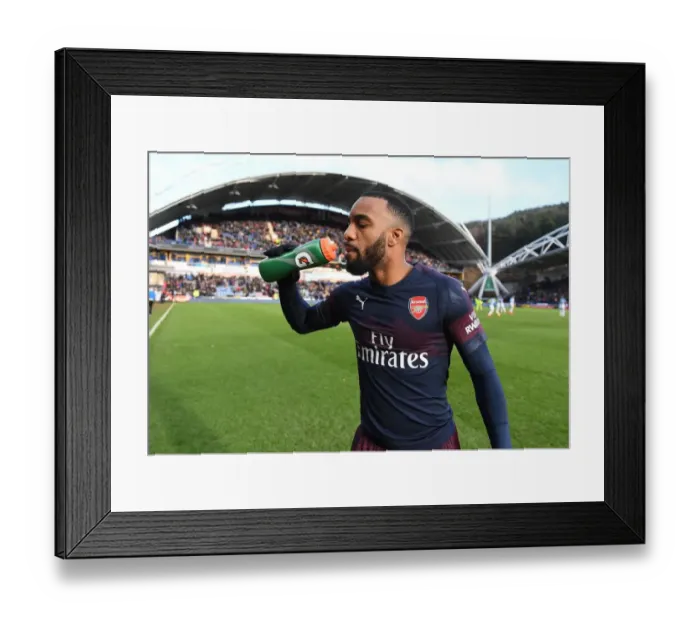 Framed Print : Alex Lacazette: Arsenal's Readiness Unveiled before Premier League Clash vs. Huddersfield Framed Print : Alex Lacazette: Arsenal's Readiness Unveiled before Premier League Clash vs. Huddersfield