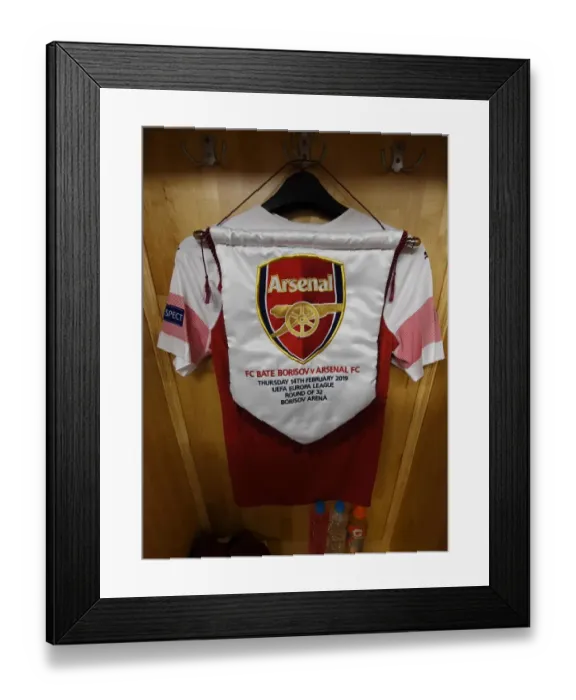 Framed Print : Arsenal's Europa League Journey: BATE Borisov Showdown - First Leg Framed Print : Arsenal's Europa League Journey: BATE Borisov Showdown - First Leg
