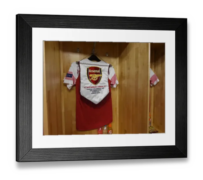 Framed Print : Arsenal's Europa League Showdown against BATE Borisov: First Leg Battle Framed Print : Arsenal's Europa League Showdown against BATE Borisov: First Leg Battle
