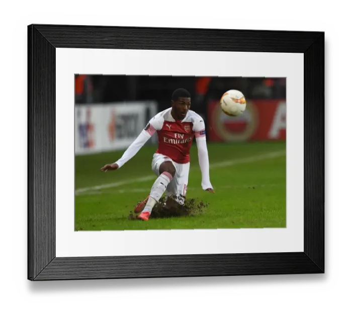 Framed Print : Ainsley Maitland-Niles in Action: Arsenal vs BATE Borisov, UEFA Europa League Round of 32 (Belarus, 2019) Framed Print : Ainsley Maitland-Niles in Action: Arsenal vs BATE Borisov, UEFA Europa League Round of 32 (Belarus, 2019)
