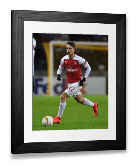 Framed Print : Denis Suarez in Action: Arsenal's Europa League Clash against BATE Borisov Framed Print : Denis Suarez in Action: Arsenal's Europa League Clash against BATE Borisov