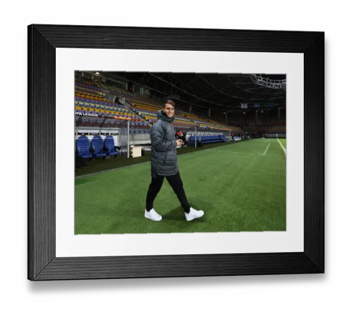 Framed Print : Denis Suarez: Arsenal's Key Player Ahead of BATE Borisov Europa League Clash
